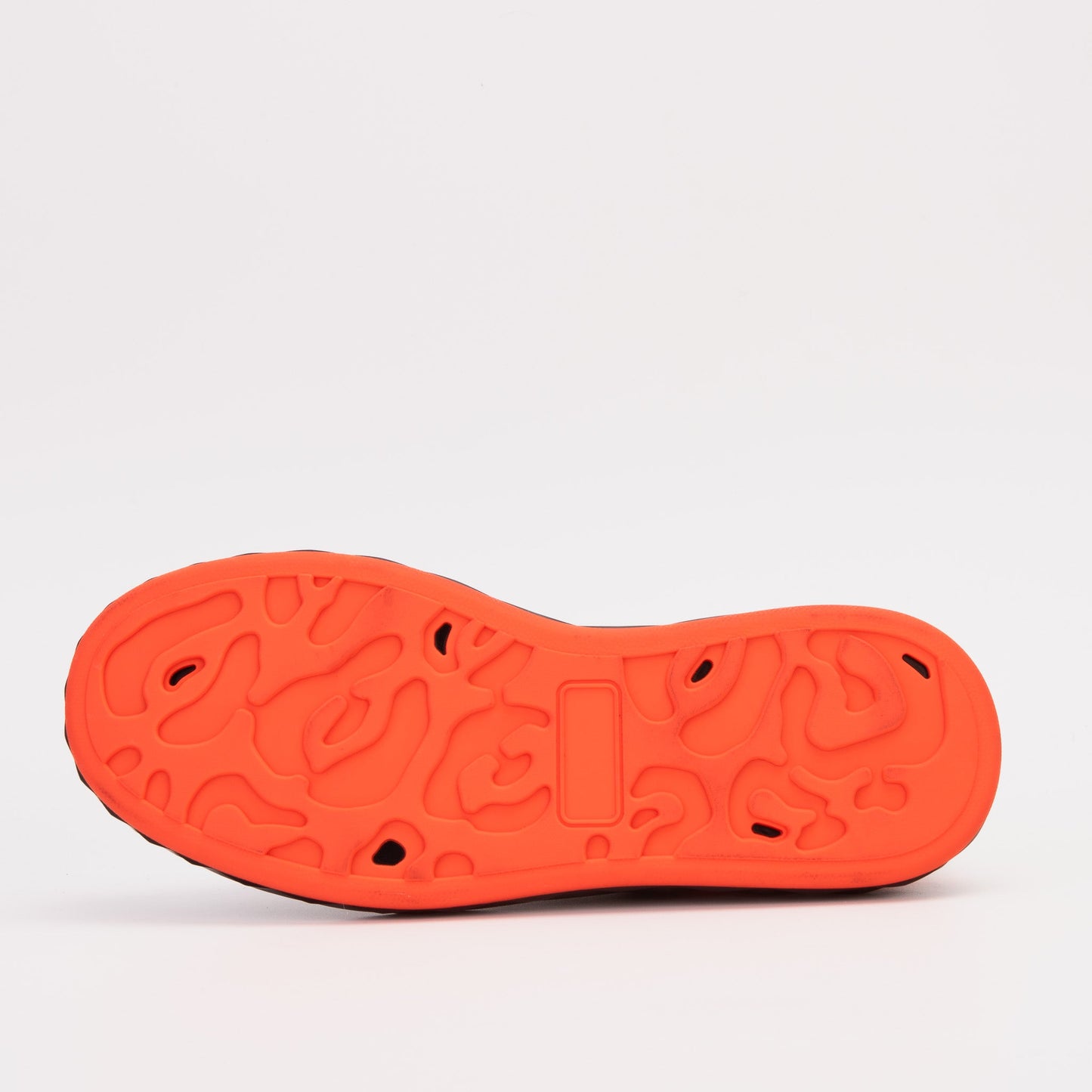The Linq Black & Orange Leather Men Sneaker