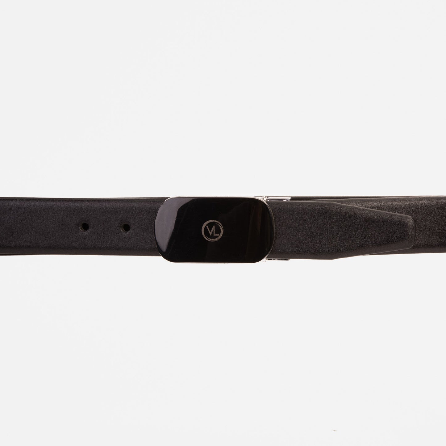 The Marzano Black Color Calfskin Belt