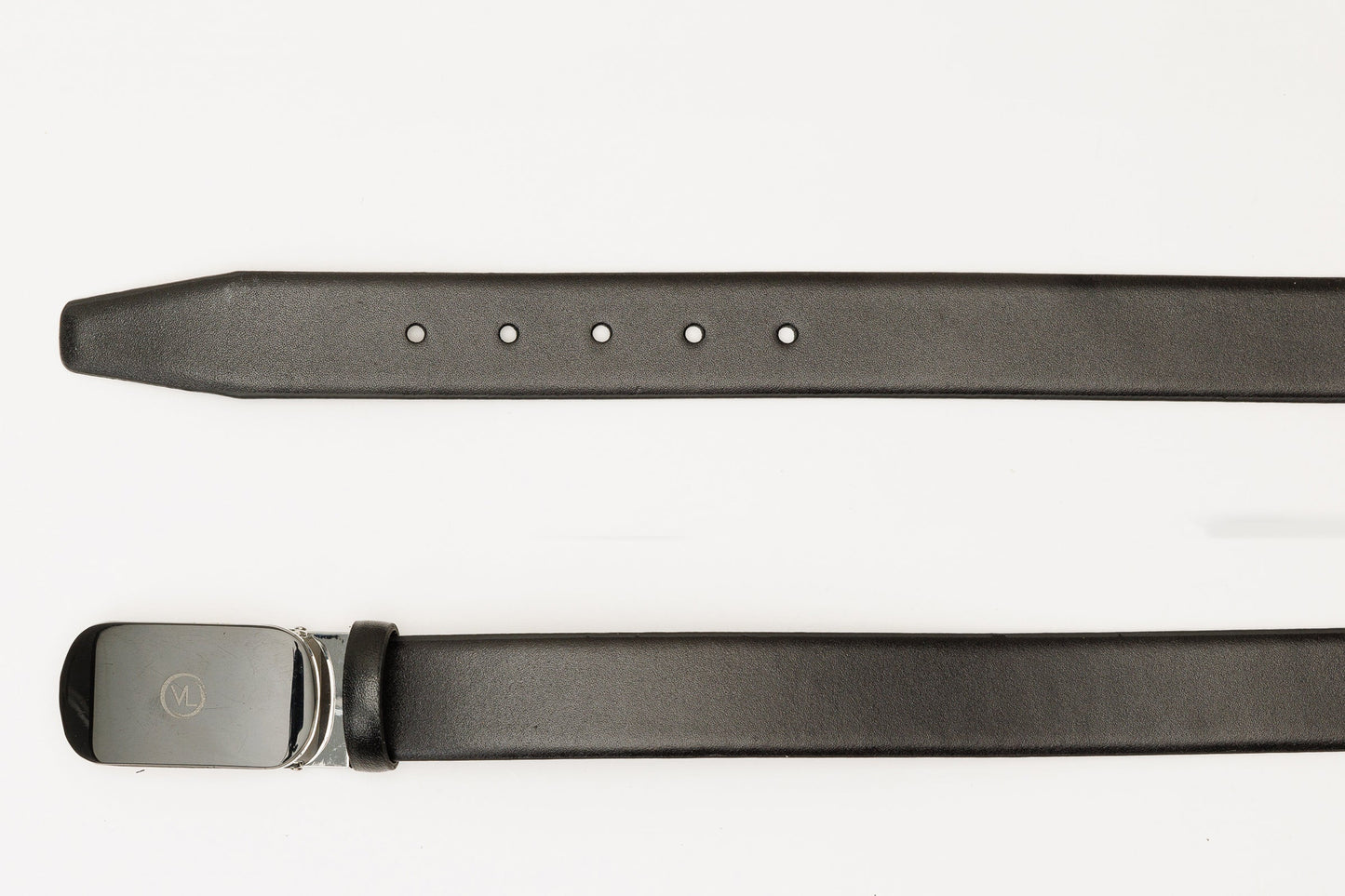 The Marzano Black Color Calfskin Belt