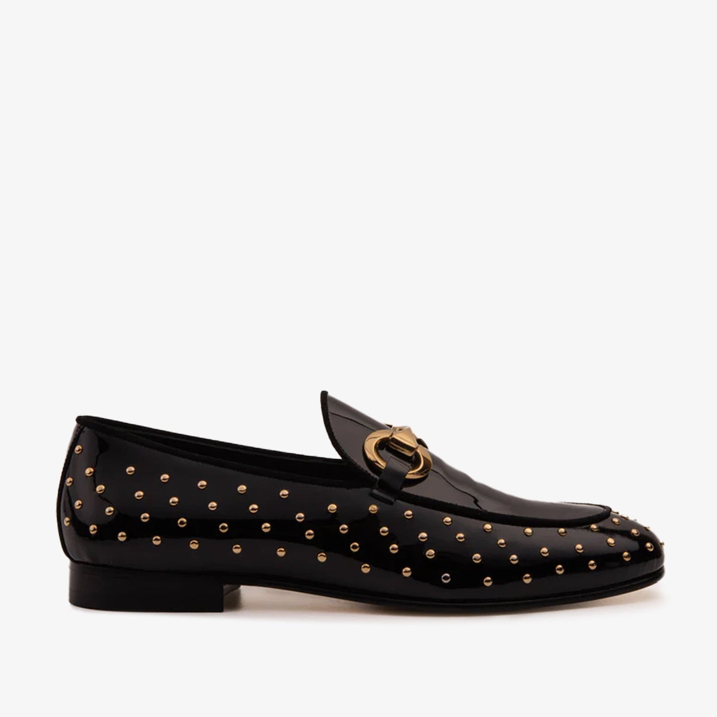 The Jupiter Shoe Black Spike Leather Bit Dress Loafer Limited Edition Men Shoe