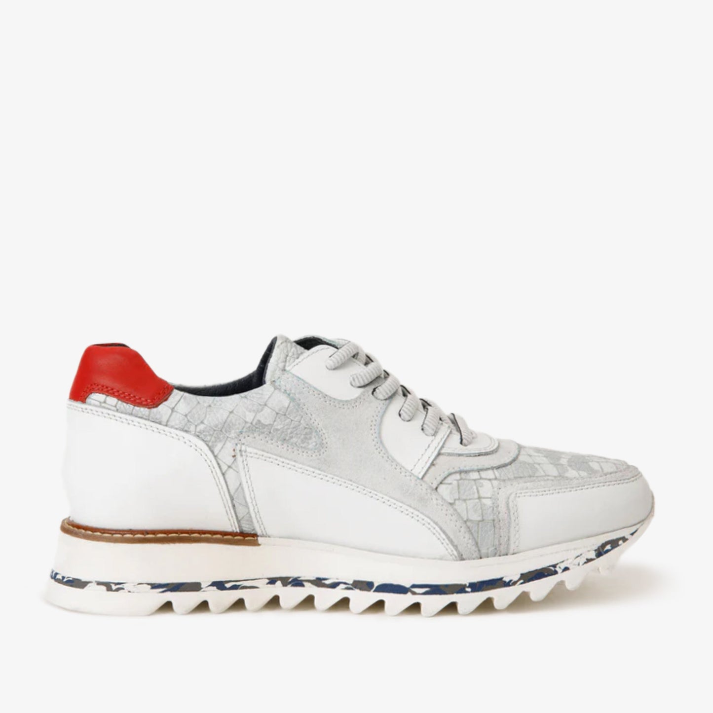 The Cakarta White Leather Men Sneaker FINAL SALE!