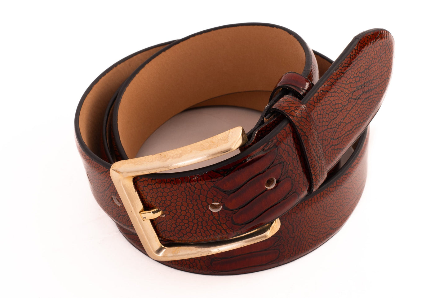 The Bangkok Brown Calfskin Belt