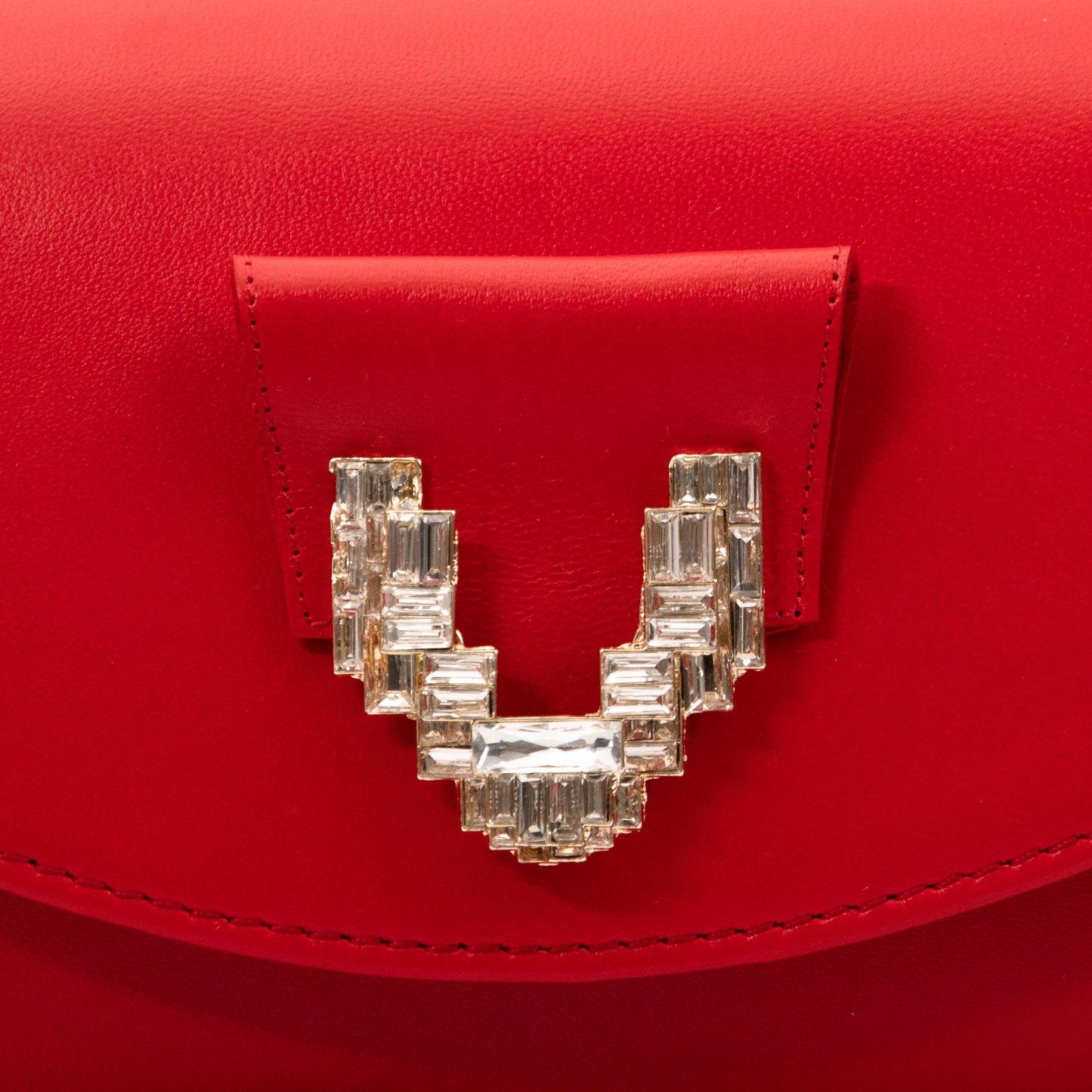 The Love Red Leather Handbag