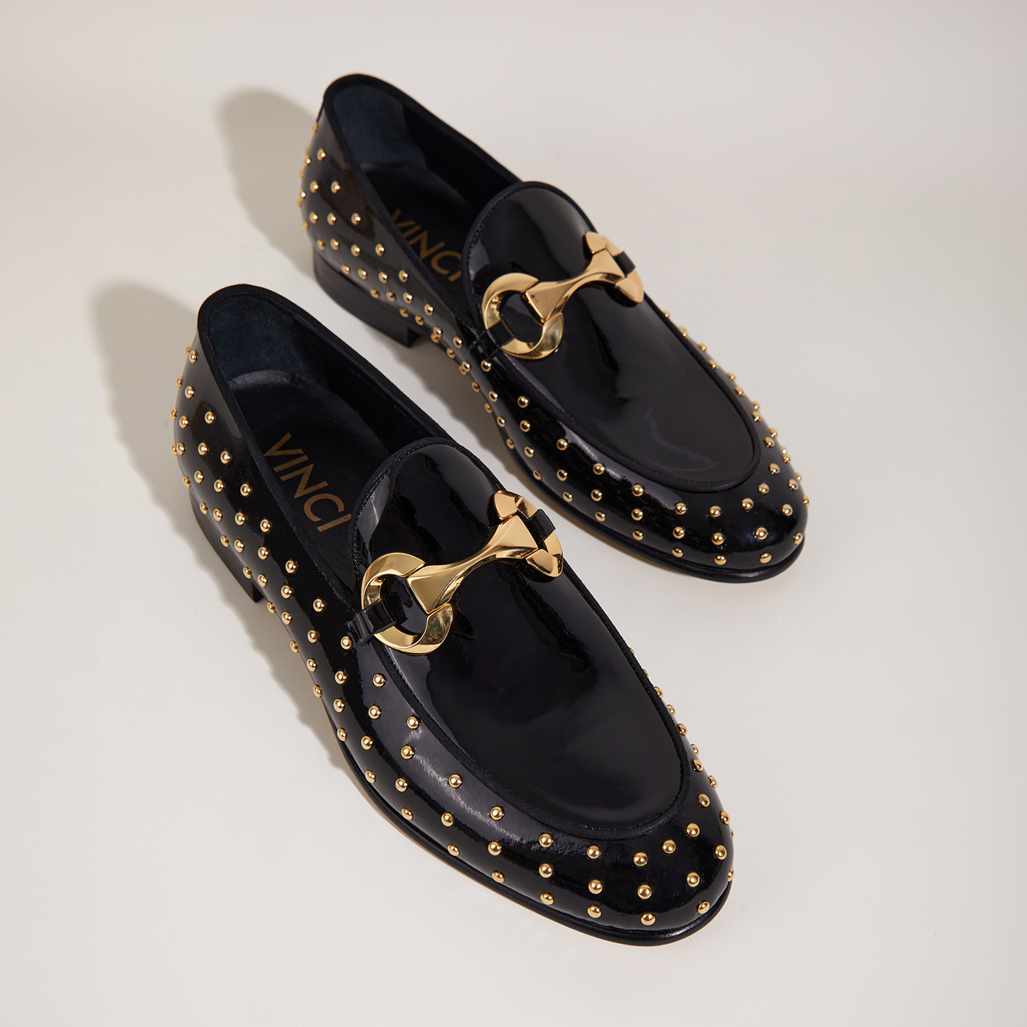 The Jupiter Shoe Black Spike Leather Bit Dress Loafer Limited Edition Men Shoe