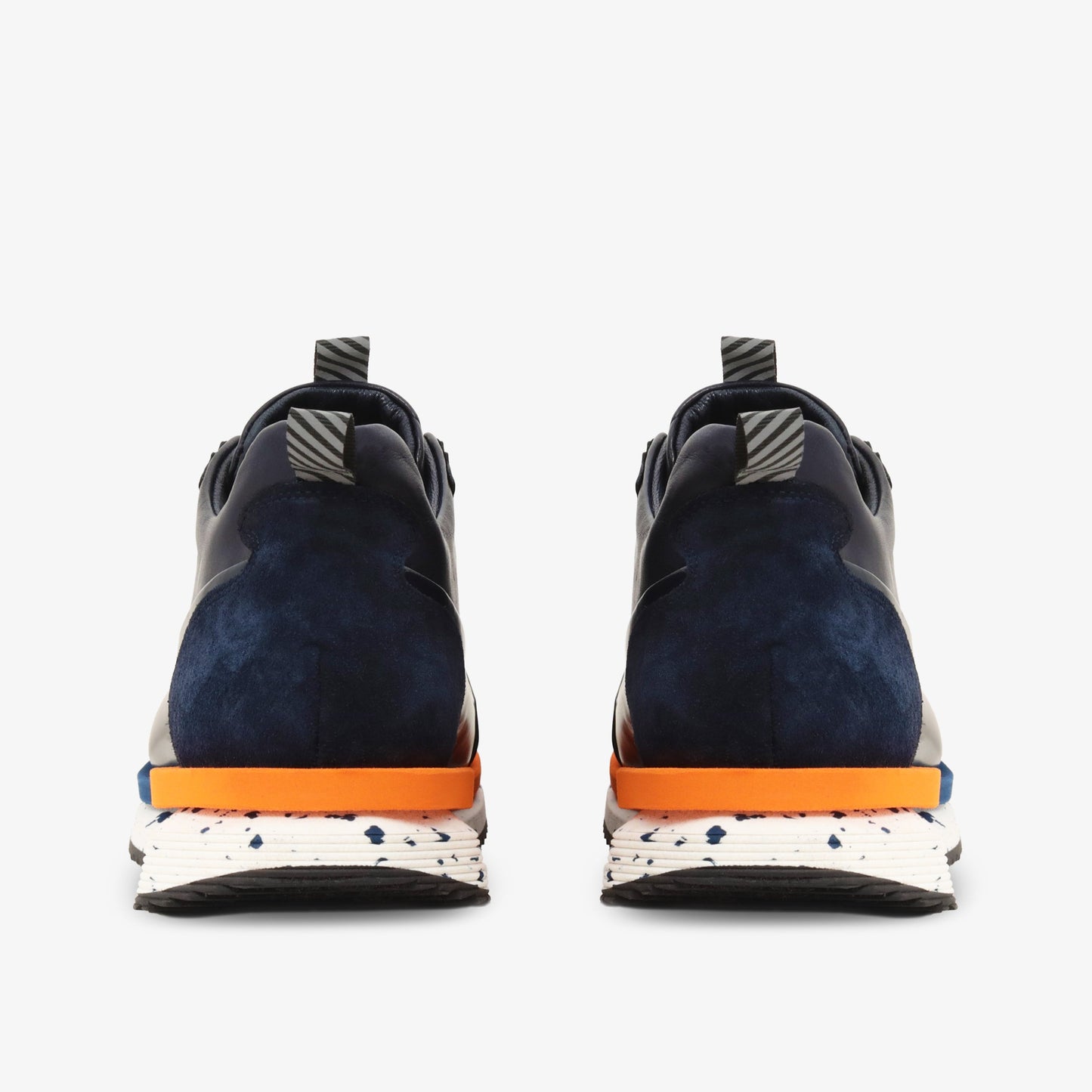 The Milford Navy Blue Leather Men Sneaker