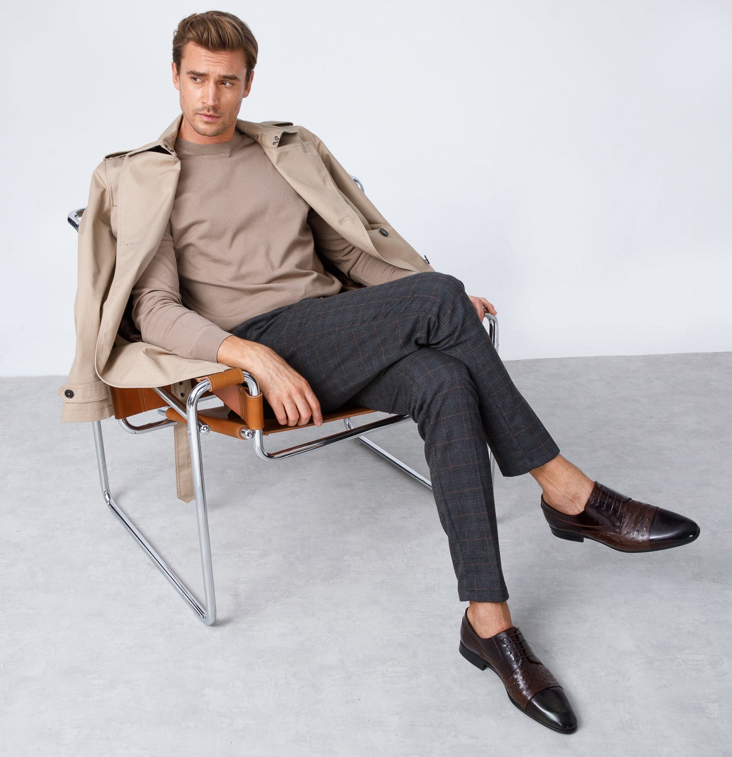 The Monterrey Brown Cap Toe Derby Men Shoe Final Sale!