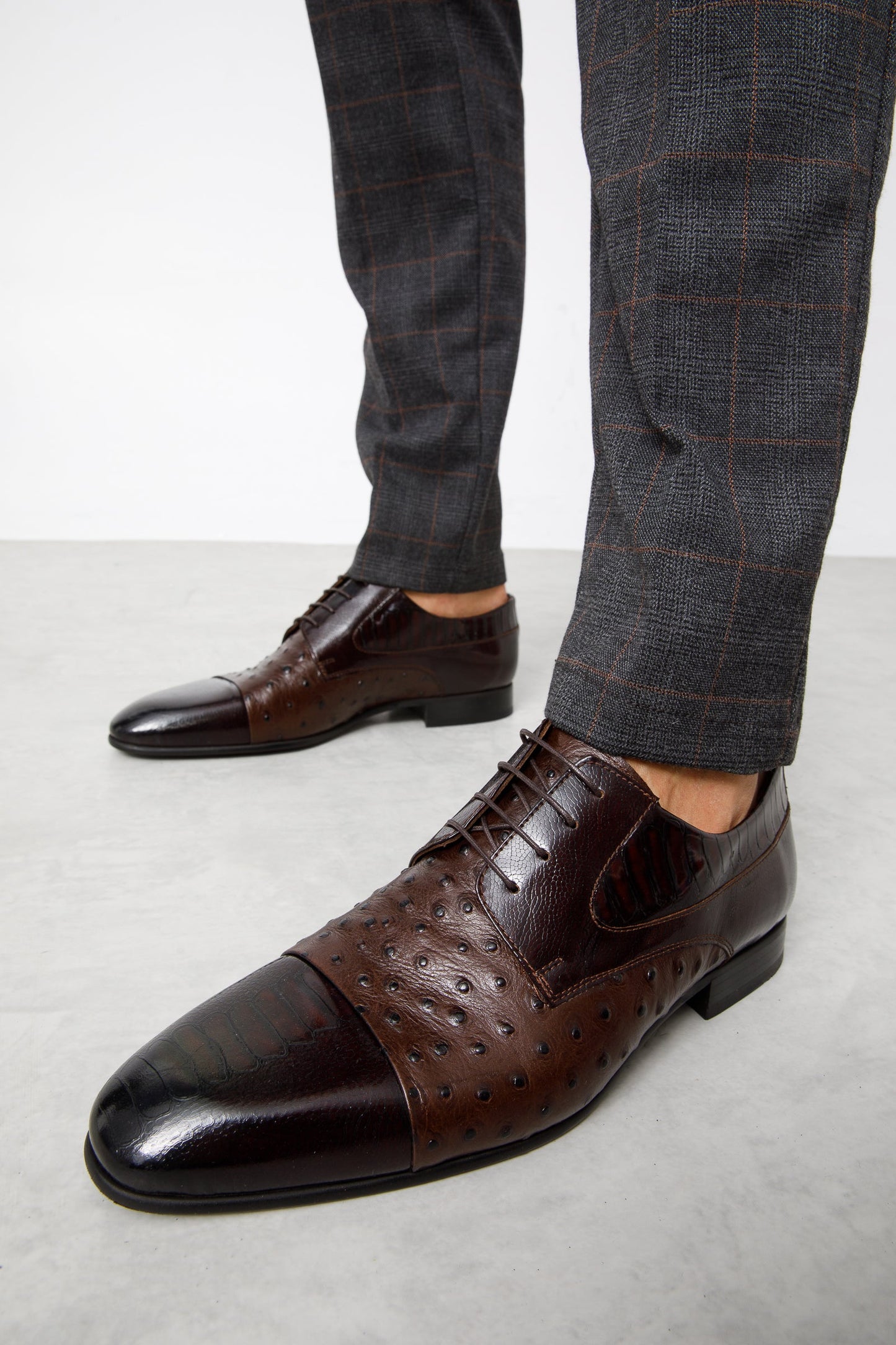 The Monterrey Brown Cap Toe Derby Men Shoe Final Sale!
