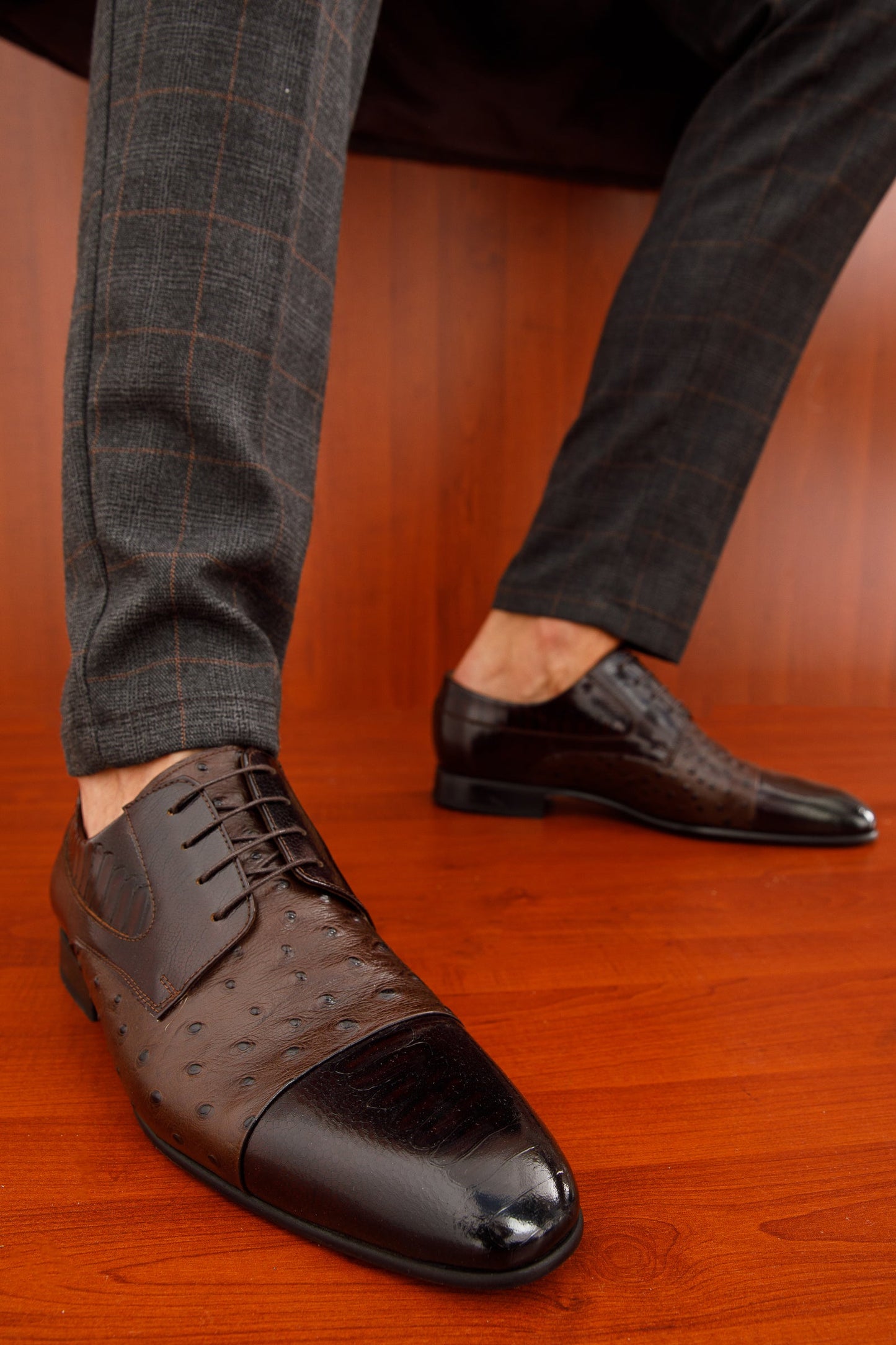 The Monterrey Brown Cap Toe Derby Men Shoe Final Sale!